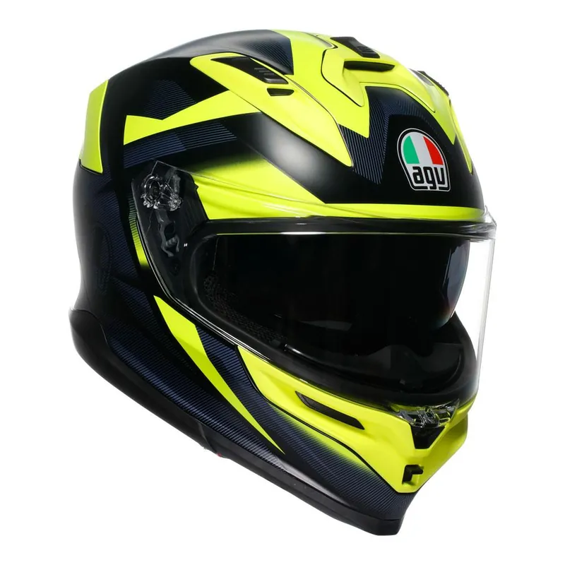 AGV K7 - GLIMPSE BLACK/YELLOW FLUO Latest