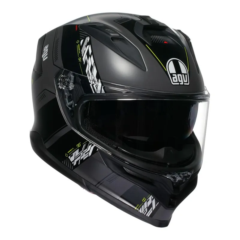 Hot Picks AGV K7 - KYBER MATT GREY/YELLOW FLUO