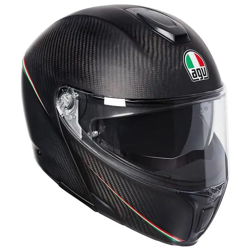 New Arrival AGV SPORTMODULAR - TRICOLORE MATT CARBON/ITALY