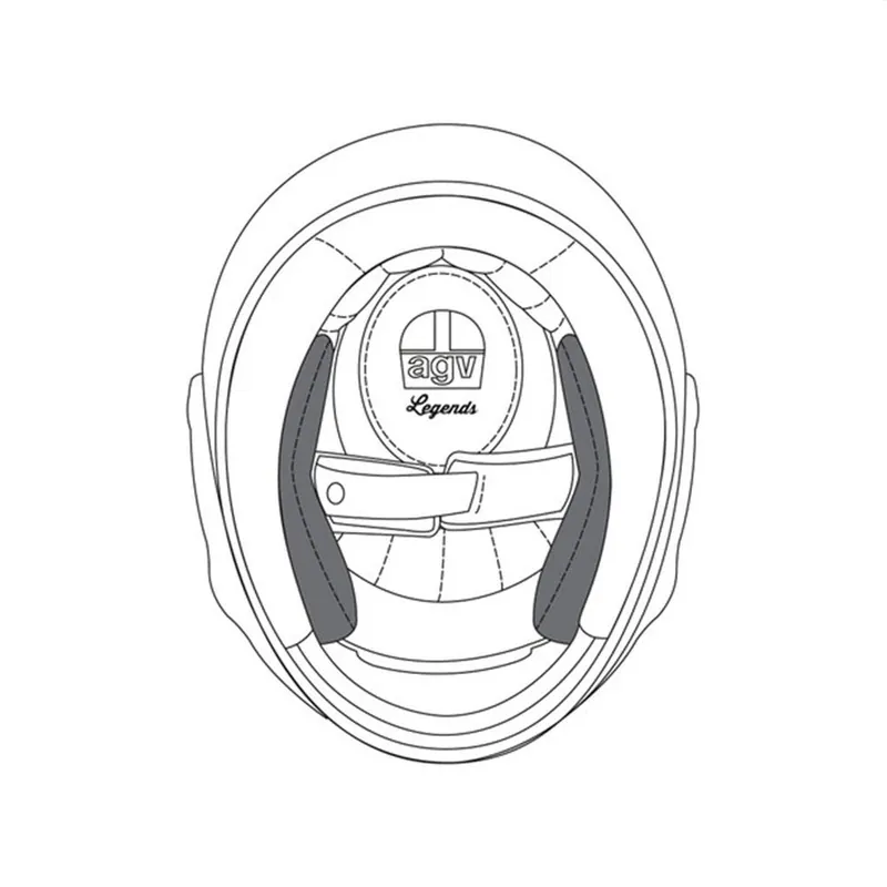 AGV CHEEK PADS PREMIUM X3000 BLACK SIZE S Hassle-Free Returns