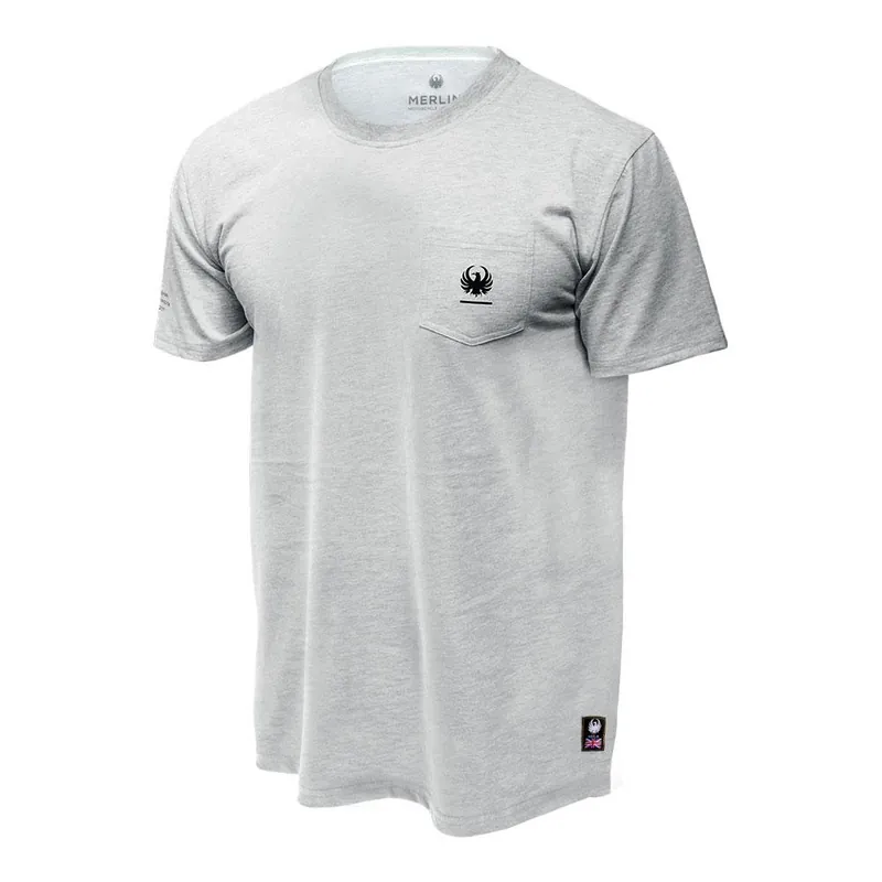 Next Day Delivery Merlin Walton T-Shirt Grey