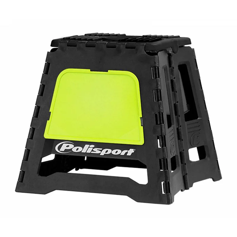 Mega Sale POLISPORT FOLDABLE BIKE STAND - FLUORO YELLOW