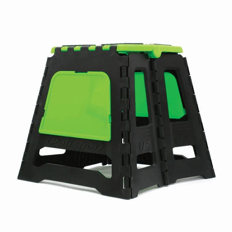 Last Chance POLISPORT FOLDABLE BIKE STAND - GREEN