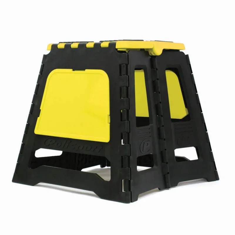 Must Have POLISPORT FOLDABLE BIKE STAND - YELLOW