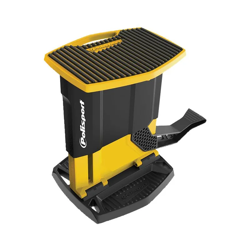 POLISPORT FOLDING MX LIFT STAND - YELLOW Luxury