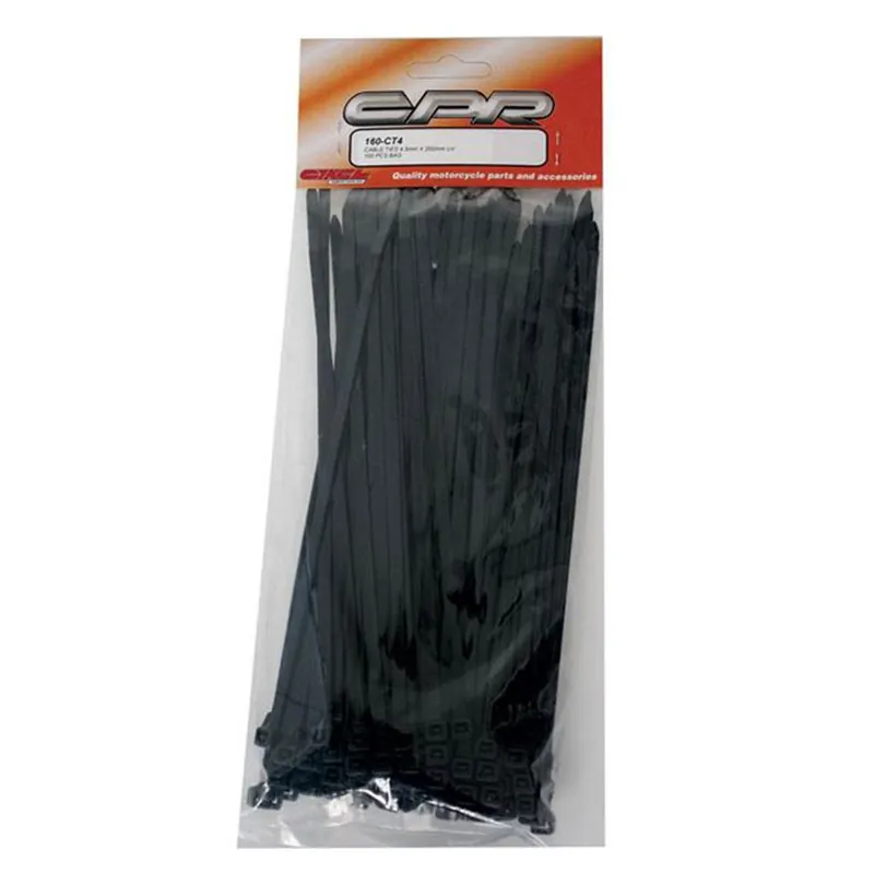 Worldwide Shipping CPR CABLE TIES 4.5MM X 200MM 100PCS
