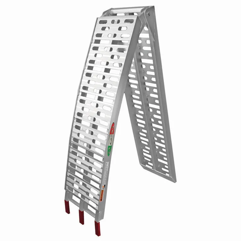 Weekend Sale LA CORSA - RAMP ALLOY BIFOLD 28cm X 2.25m ANTI-SLIP TYPE