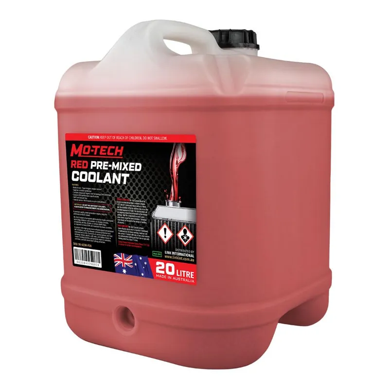 Top Pick MO-TECH RED COOLANT (PRE-MIXED) 20L