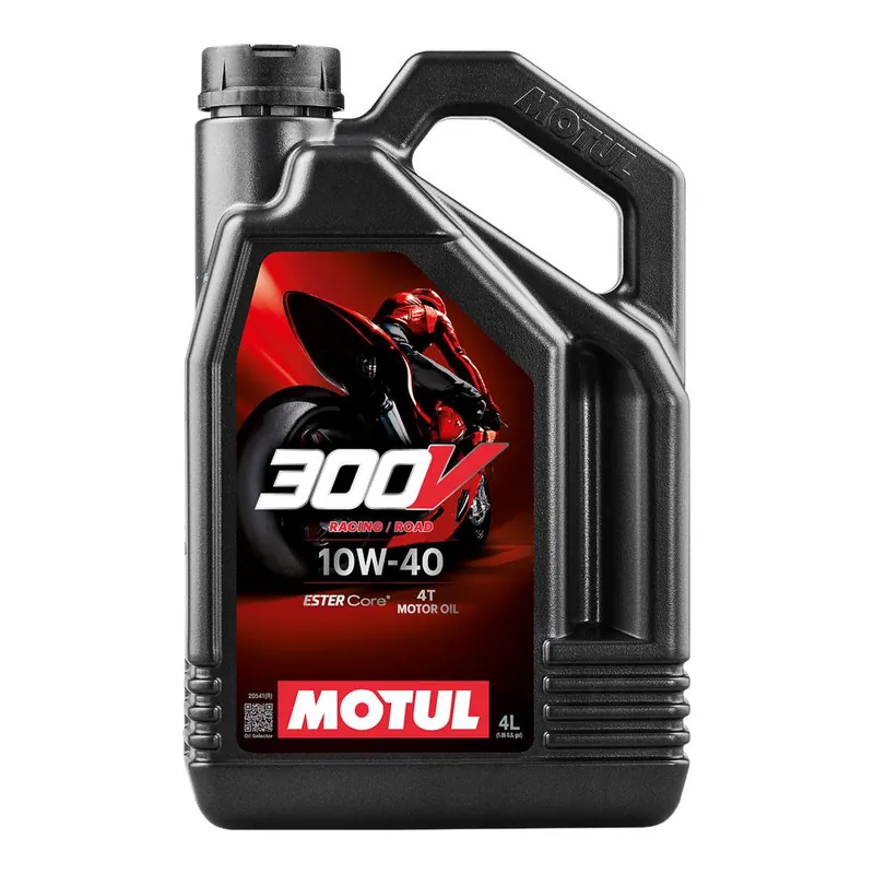 Certified MOTUL 300V FACTORY LINE ROAD RACING 10W40 - 4 Litre