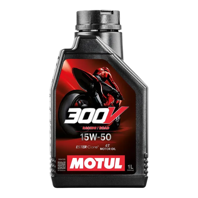 Hassle-Free Returns MOTUL 300V FACTORY LINE ROAD RACING 15W50 - 1 Litre