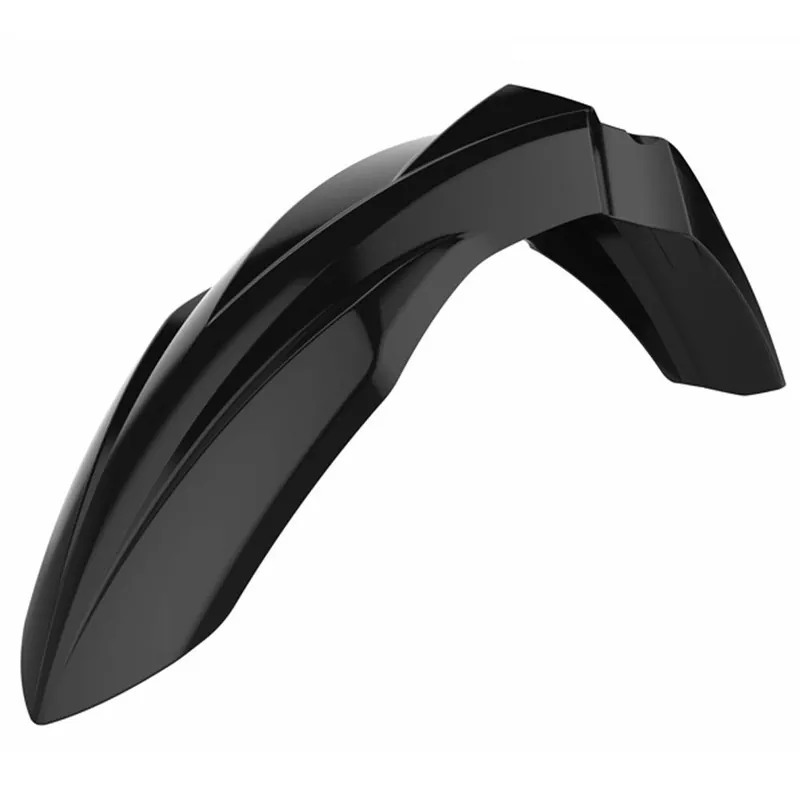 POLISPORT FRONT FENDER KAWASAKI KX250F 17-22/KX450F 16-22 - BLACK Fresh Stock