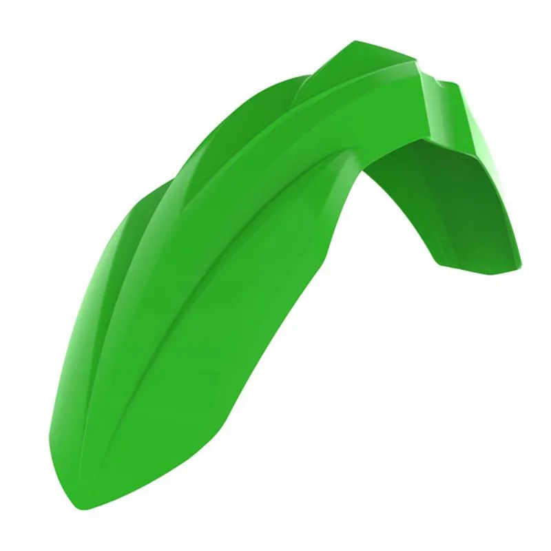 POLISPORT FRONT FENDER KAWASAKI KX250F 17-22/KX450F 16-22 - GREEN Big Sale