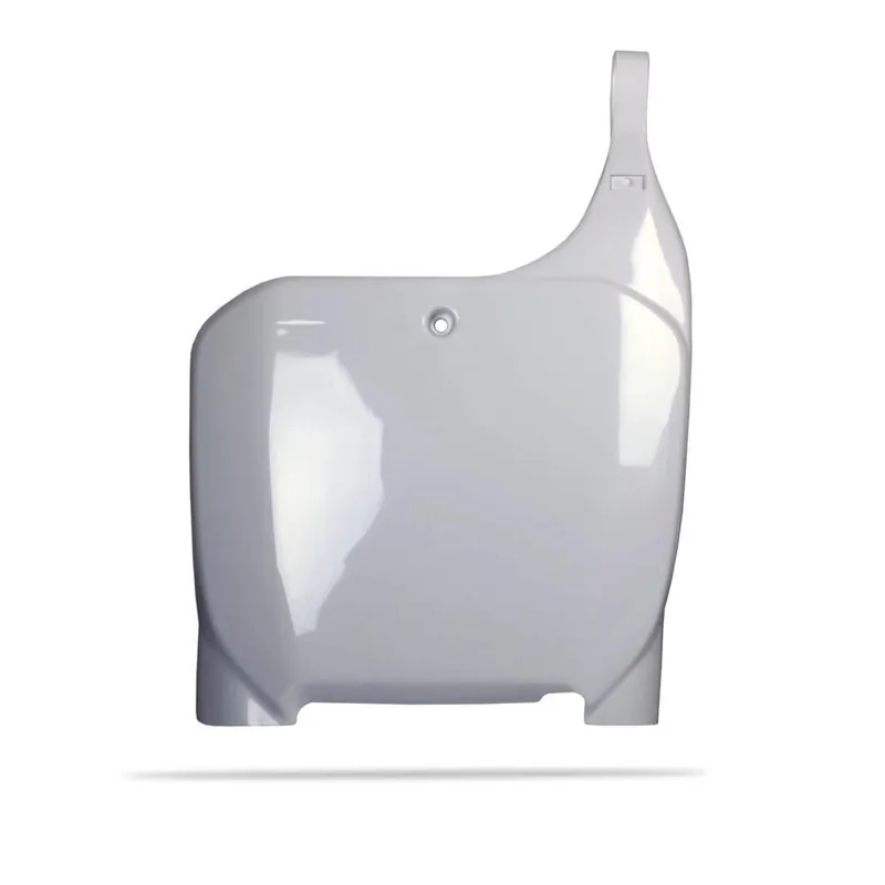 POLISPORT FRONT NUMBER PLATE CR125/250 00-03 - WHITE Top Rated