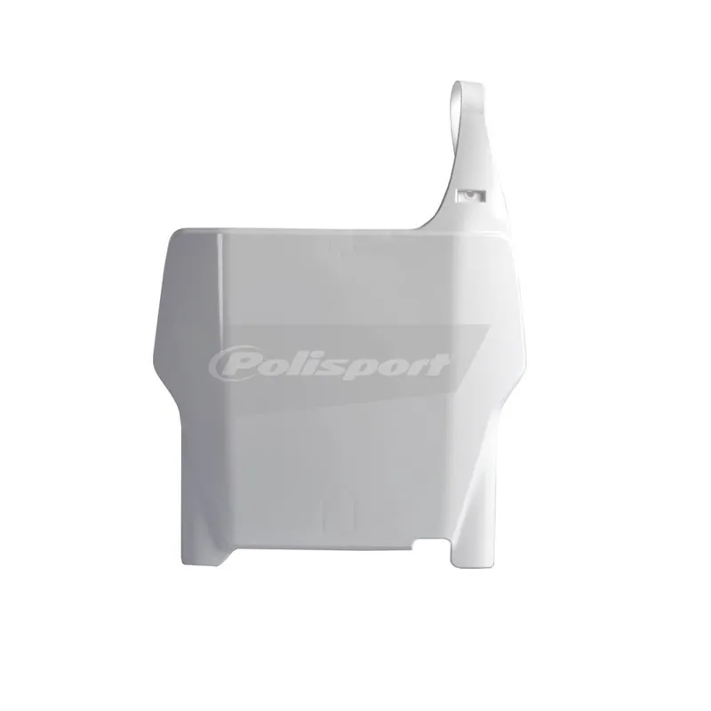 POLISPORT FRONT NUMBER PLATE HONDA CR125/250 04-07/CRF250R/450R 04-07 - WHITE Budget