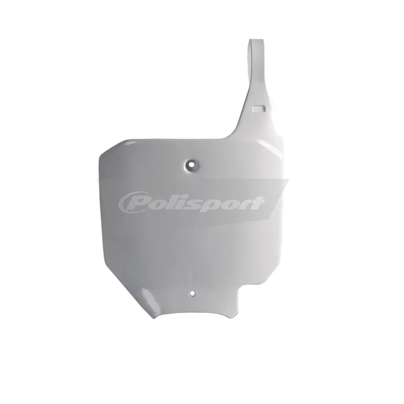 POLISPORT FRONT NUMBER PLATE HONDA CR80/85 96-06 - WHITE Affordable