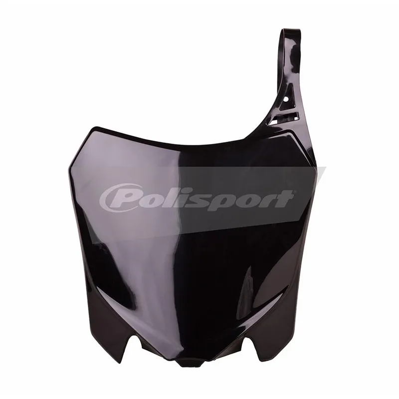 POLISPORT FRONT NUMBER PLATE HONDA CRF250R 14-17/CRF450R 13-16 - BLACK Warranty Included