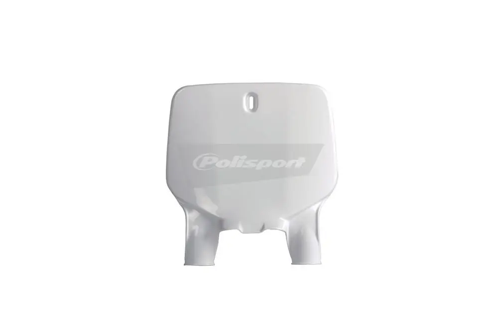 POLISPORT FRONT NUMBER PLATE KAWASAKI KX125/250 96-02 - WHITE Trusted Brand