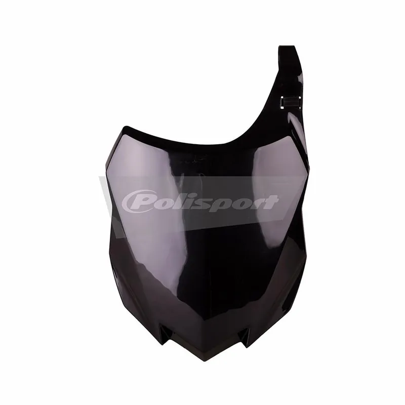 One Day Deal POLISPORT FRONT NUMBER PLATE KAWASAKI KX250F 13-16/KX450F 13-15 - BLACK