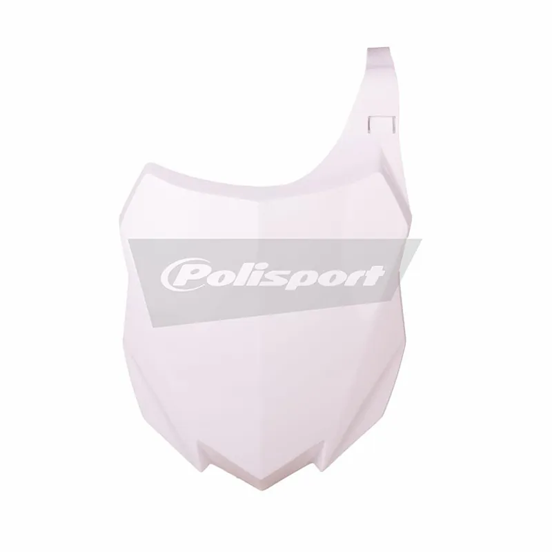 POLISPORT FRONT NUMBER PLATE KAWASAKI KX250F 13-16/KX450F 13-15 - WHITE Bulk Order