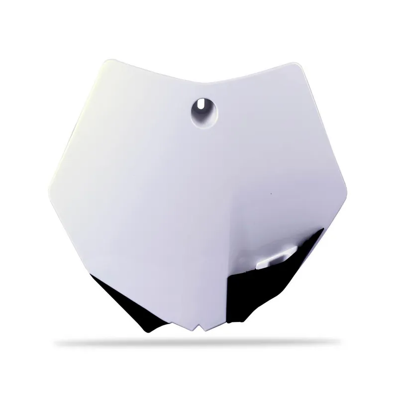 POLISPORT FRONT NUMBER PLATE KTM 65 SX 09-15 - WHITE Free Returns