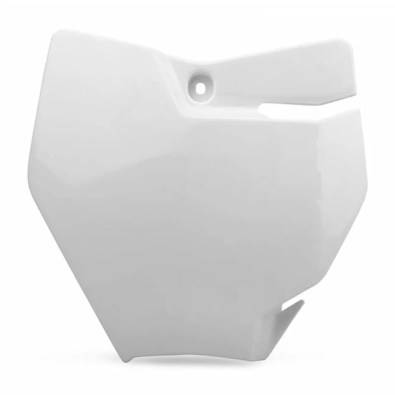 POLISPORT FRONT NUMBER PLATE KTM 65 SX 16-23 - WHITE Low Price