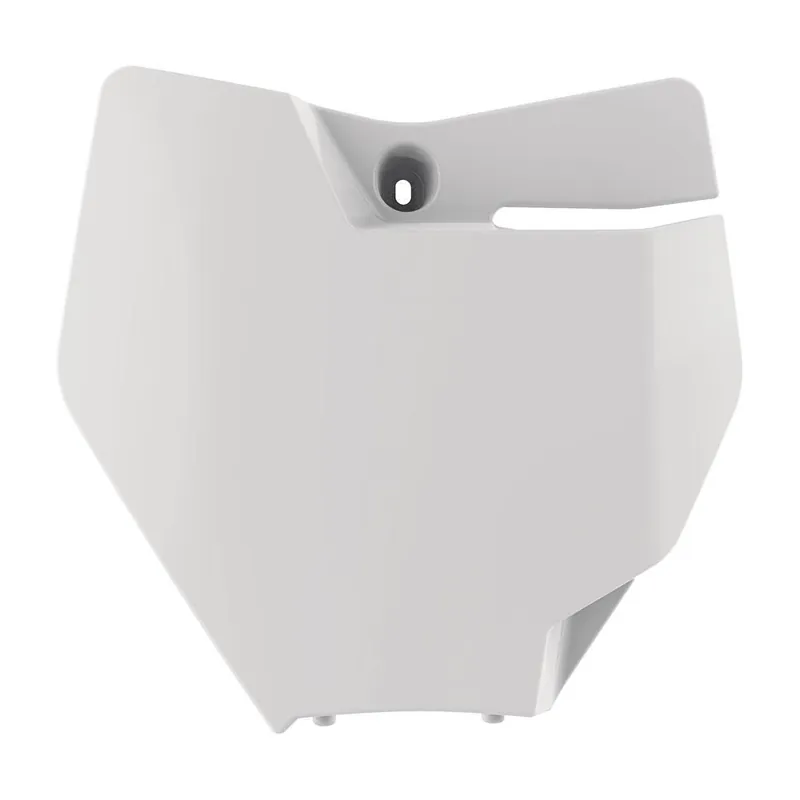 POLISPORT FRONT NUMBER PLATE KTM 85SX 18 - WHITE Trusted Brand
