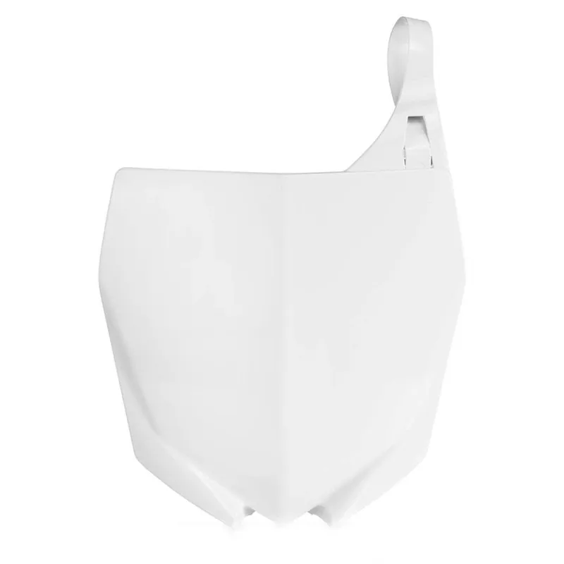 High Quality POLISPORT FRONT NUMBER PLATE YAMAHA YZ65/YZ85 - WHITE