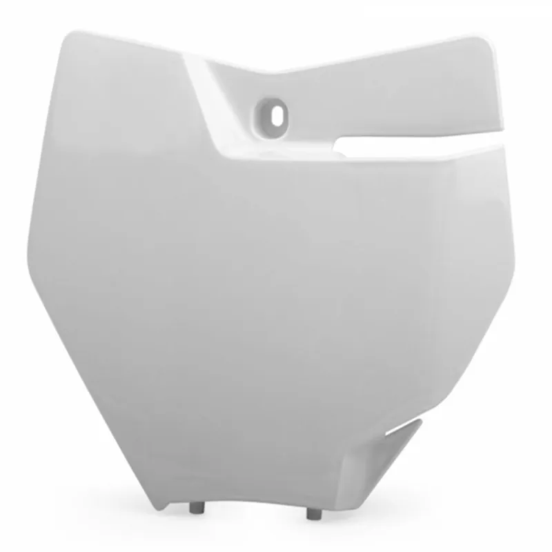 Hassle-Free Returns POLISPORT FRONT NUMBER PLATE KTM SX/SX-F 16-17 - WHITE