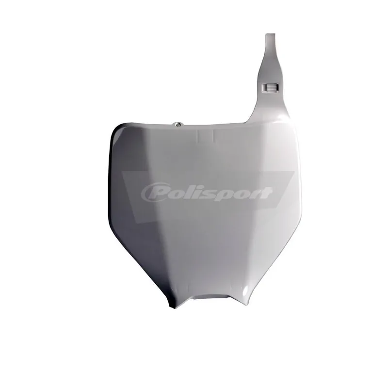 Luxury POLISPORT FRONT NUMBER PLATE KX/KXF/RM-Z - WHITE