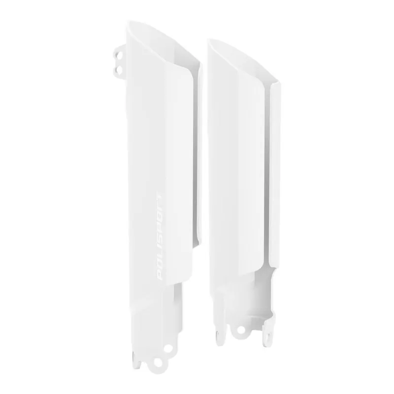 POLISPORT FULL WRAP FORK GUARDS WP KTM HUSQY GASGAS SHERCO - WHITE Free Shipping