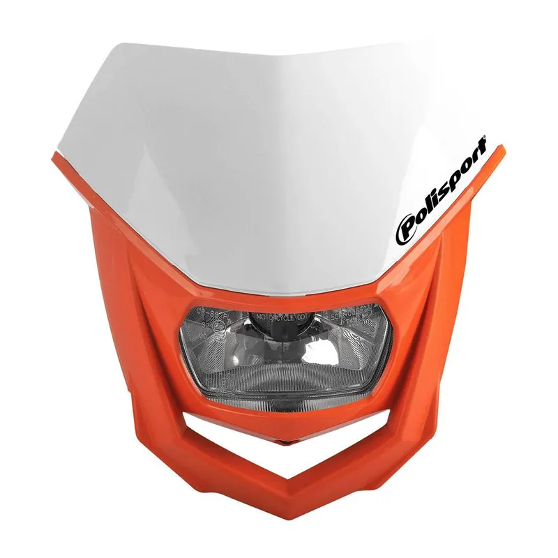 Top Rated POLISPORT HEADLIGHT HALO - ORANGE / WHITE