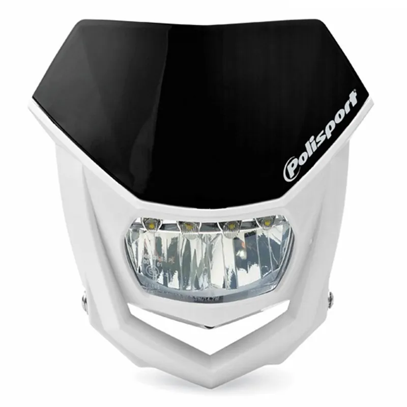 Authentic POLISPORT HALO LED HEADLIGHT - BLACK