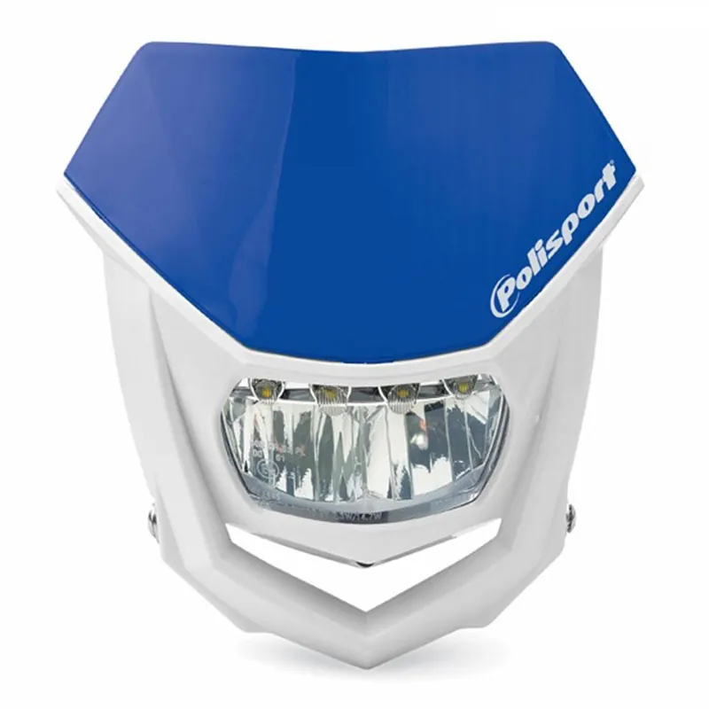 POLISPORT HALO LED HEADLIGHT - BLUE Free Delivery