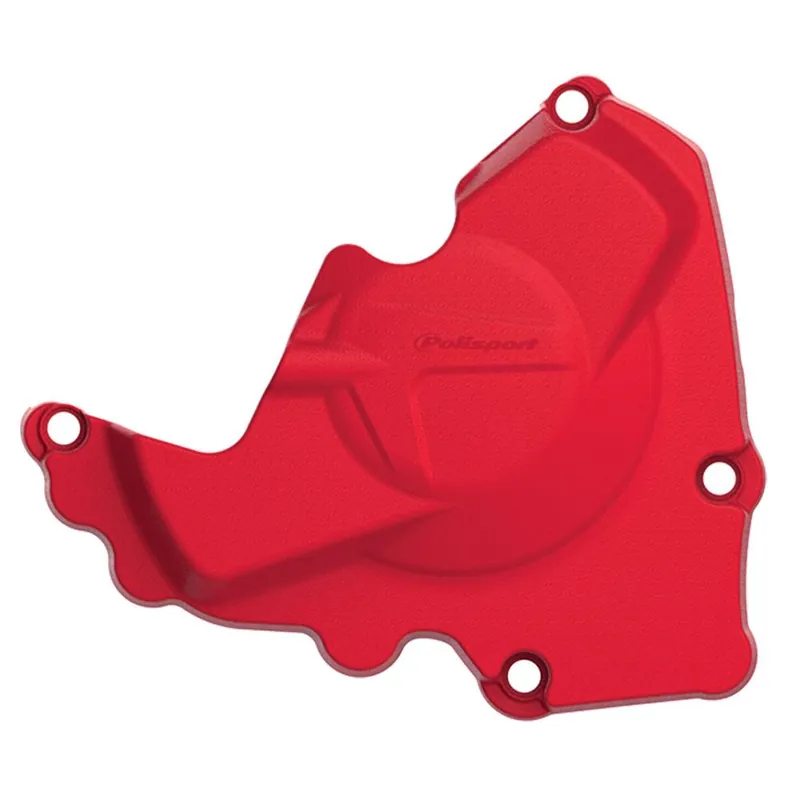 No Minimum Order POLISPORT IGNITION COVER PROTECTOR HONDA CRF250R 10-17 - RED