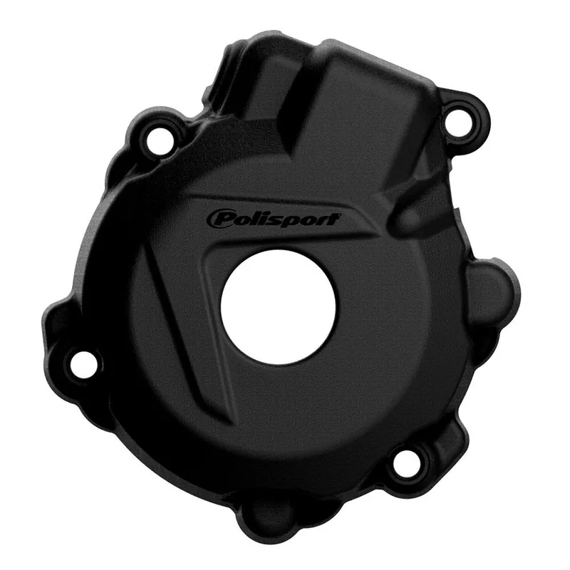 Direct From Manufacturer POLISPORT IGNITION COVER PROTECTOR KTM EXC-F/HUSQVARNA FE - BLACK
