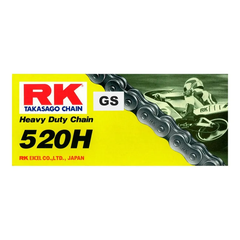 RK CHAIN 520 HEAVY DUTY - 120 LINK - GOLD Express Delivery