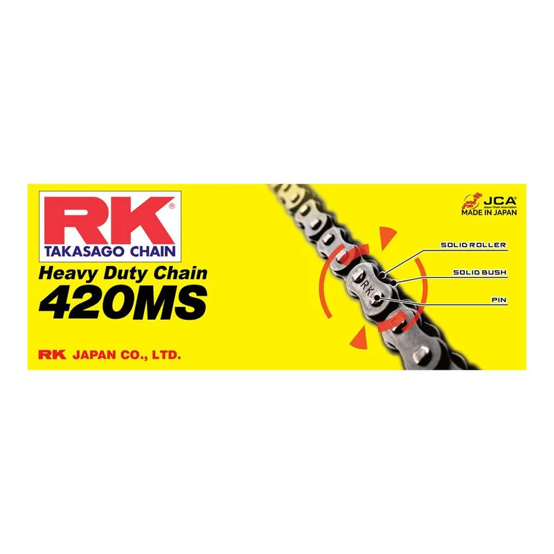 RK CHAIN 420 HEAVY DUTY - 136 LINK Worldwide Shipping