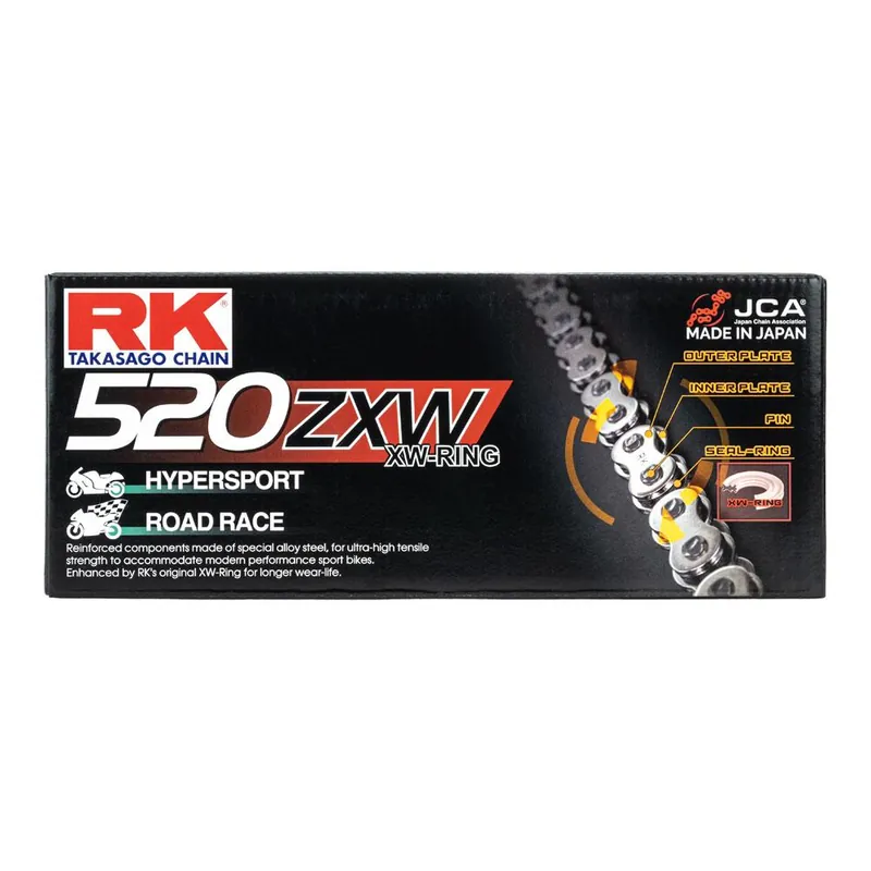 Viral RK CHAIN 520ZXW - 124 LINK - NATURAL