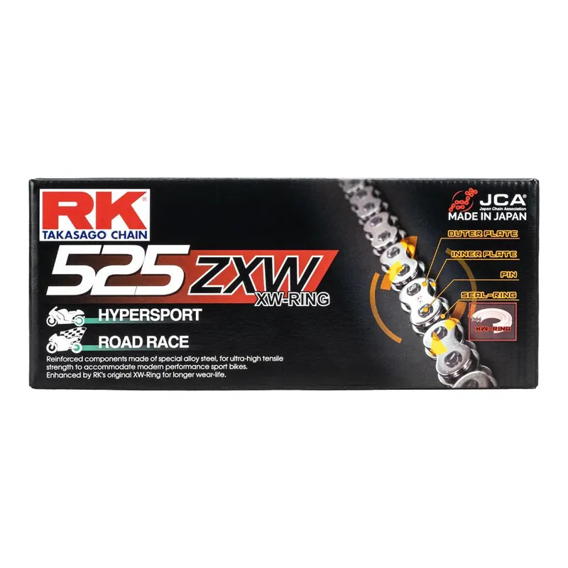 RK CHAIN 525ZXW - 124 LINK - NATURAL Price Cut