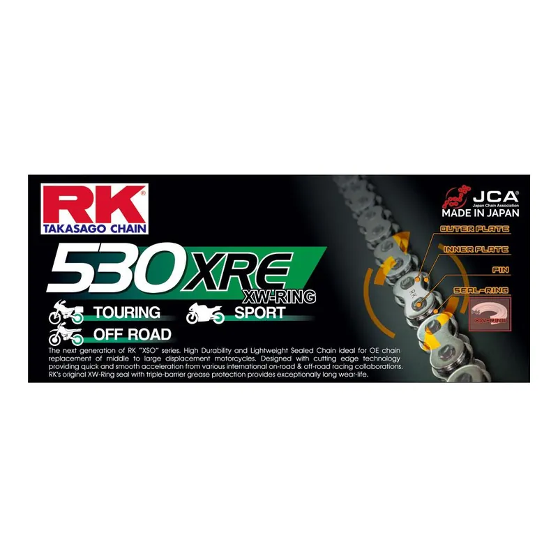 RK CHAIN 530XRE - 114 LINK No Minimum Order