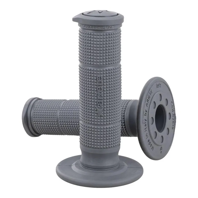 Hot Deal ARIETE GRIPS - UNITY SLIMLINE - MX - MEDIUM COMPOUND - GREY - 115mm Closed End