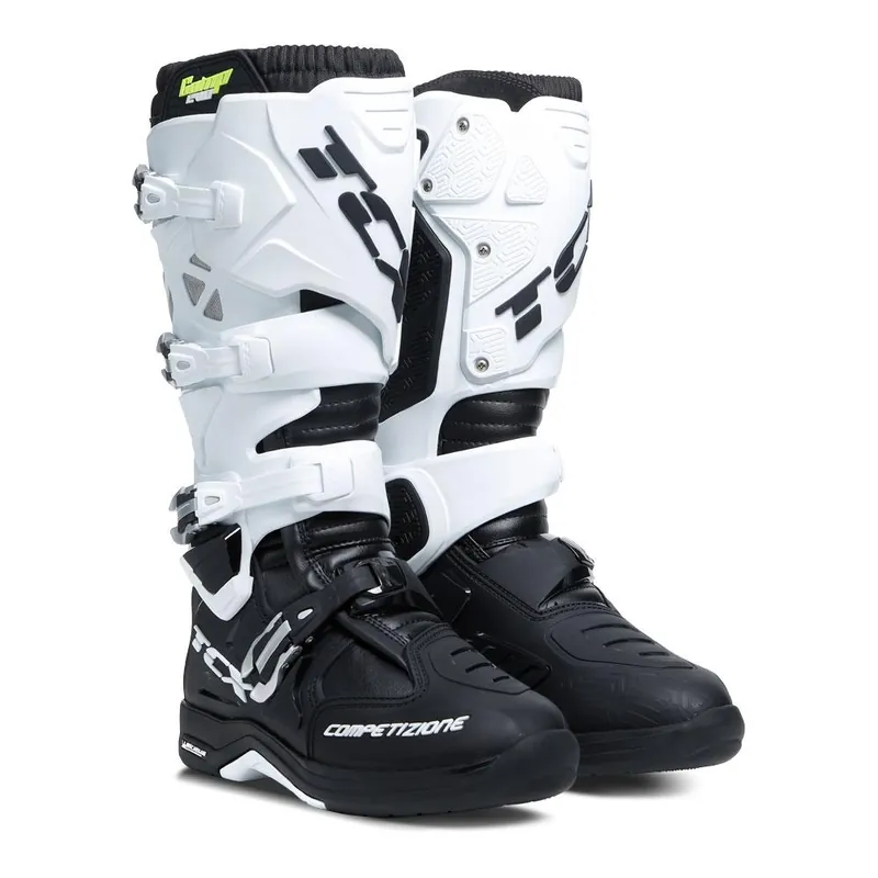 Price Cut TCX COMP EVO 2 MICHELIN® BOOTS BLACK/WHITE