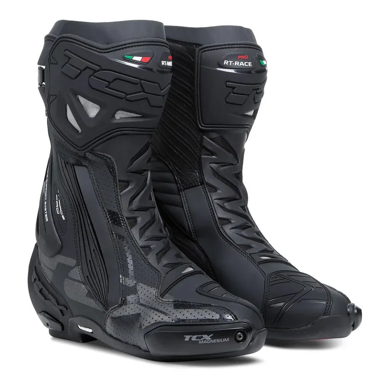 TCX RT-RACE PRO AIR BOOTS BLACK/REFLEX Express Delivery