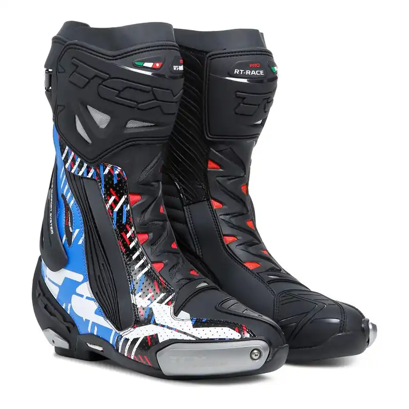 Premium TCX RT-RACE PRO AIR BOOTS BLACK/BLU/RED
