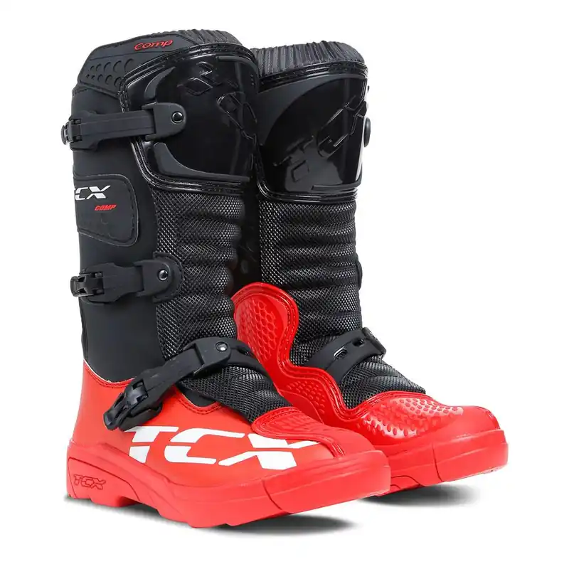 Cheap TCX COMP KID BOOTS BLACK/RED