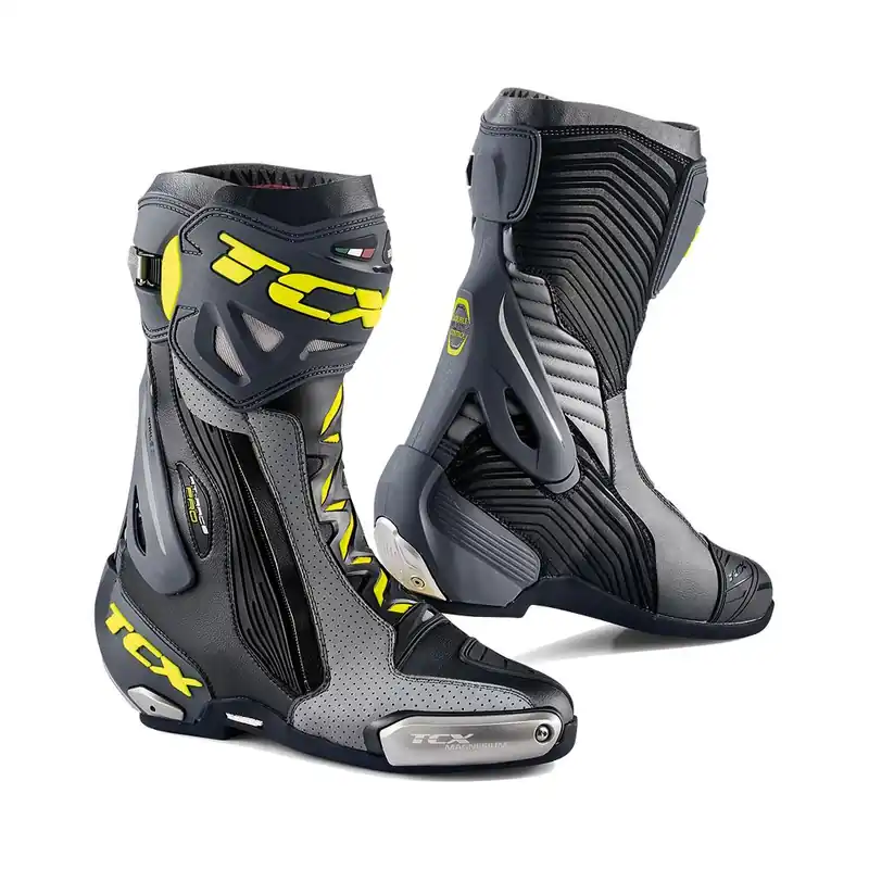 TCX RT-RACE PRO AIR BOOTS BLACK/GREY/YELLOW Markdown