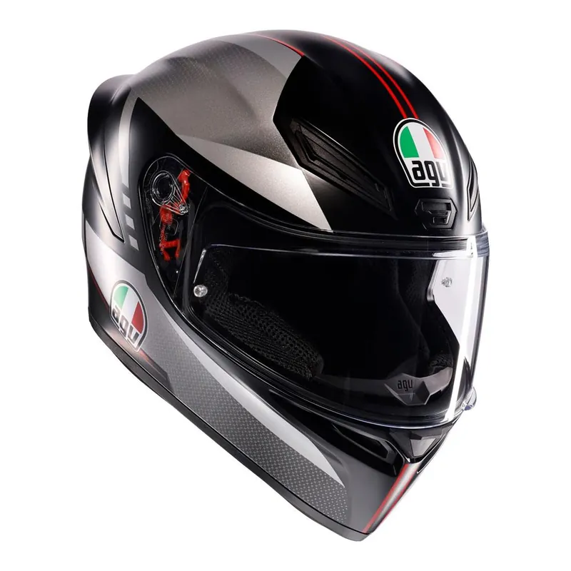 Best Choice AGV K1 S - LAP MATT BLACK GREY RED