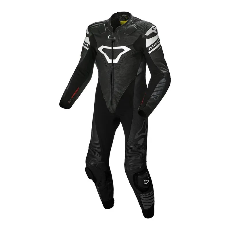 While Supplies Last Macna Tracktix 1 Piece Suit Black/White