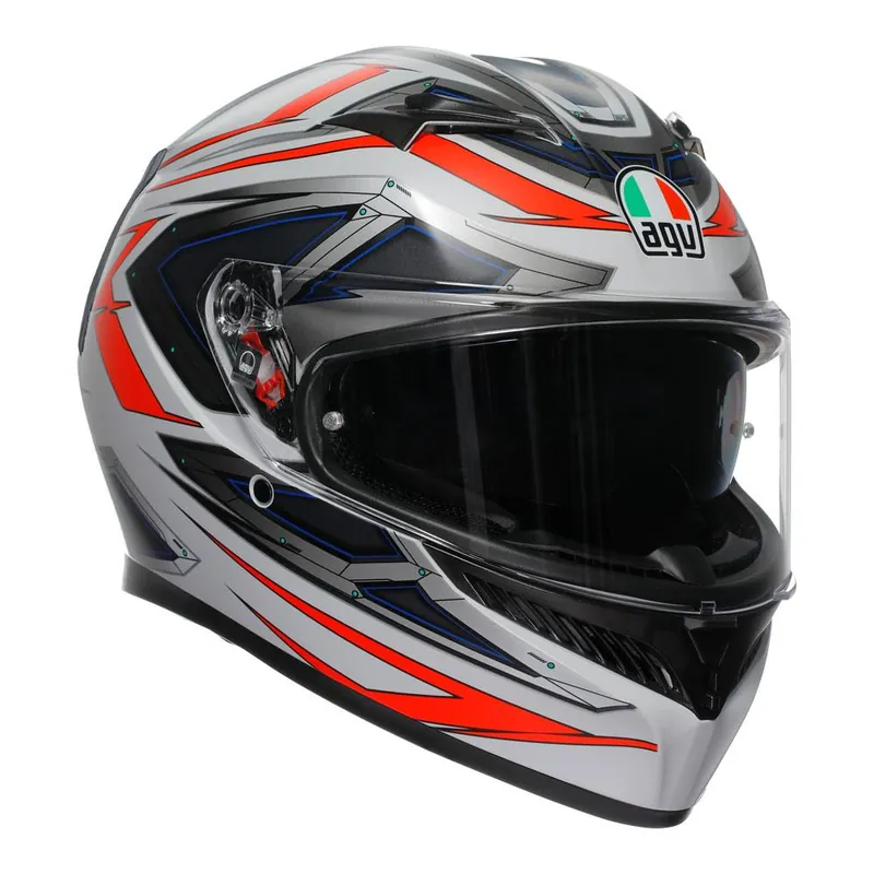 AGV K3 - SPACE WHITE/RED/FLUO Shop Now