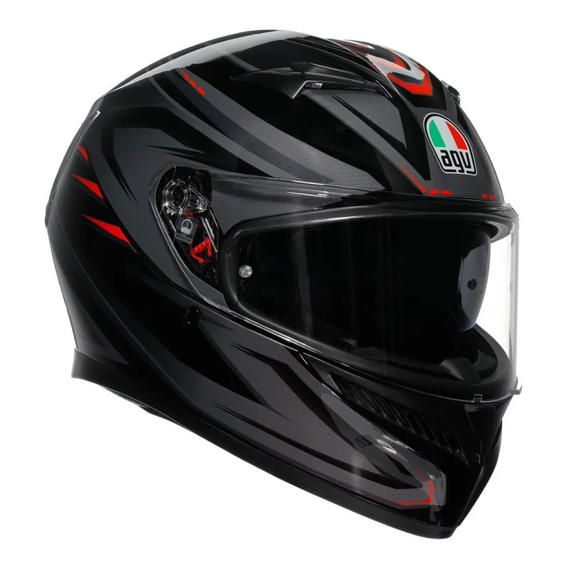 Premium AGV K3 - SYTH BLACK/RED